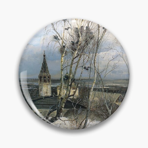 Item preview,  The Rooks Have Returned 1871 Winter landscape  designed and sold by tarotstarostina.