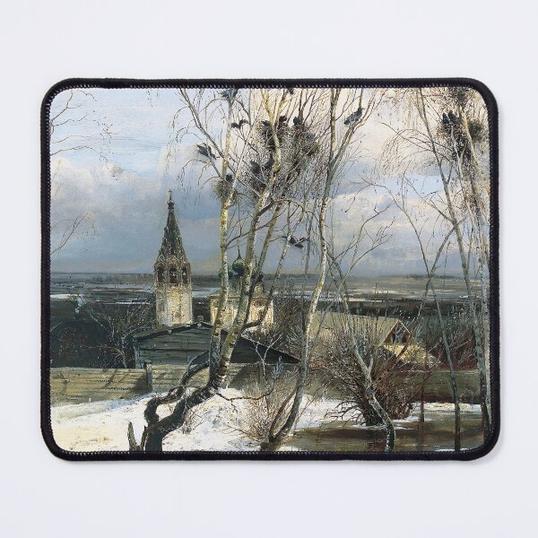 Item preview,  The Rooks Have Returned 1871 Winter landscape  designed and sold by tarotstarostina.