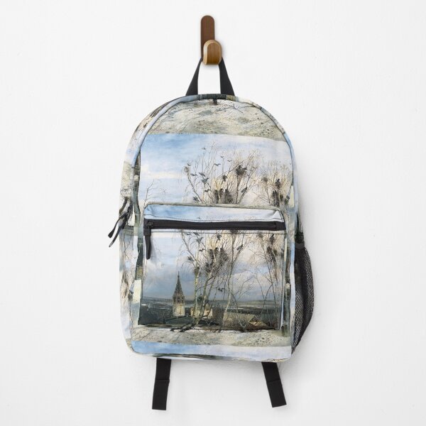 Item preview, The Rooks Have Returned 1871 Winter landscape designed and sold by tarotstarostina.
