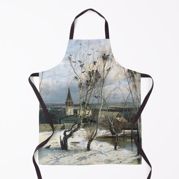 Item preview, The Rooks Have Returned 1871 Winter landscape designed and sold by tarotstarostina.