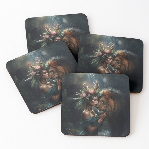 Item preview, The Antler Queen: Bond of Beast and Forest designed and sold by The Digital Compass.