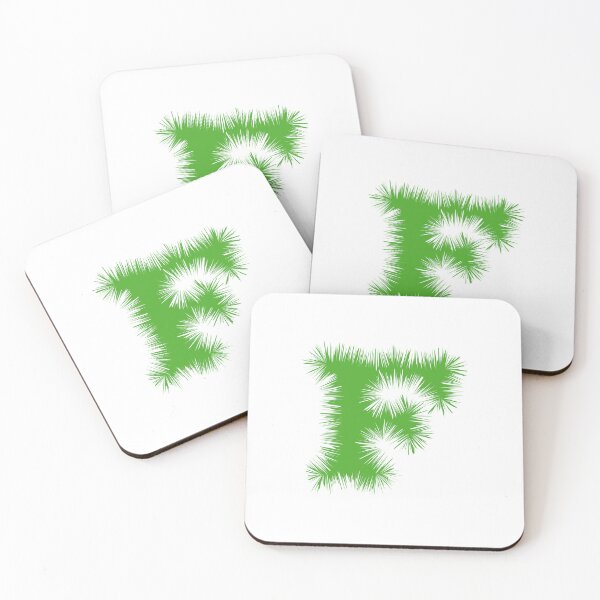 Item preview, Letter F – Festive Green Tinsel Garland Font designed and sold by uncoXab.