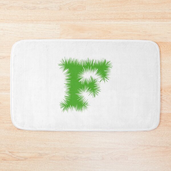Item preview, Letter F – Festive Green Tinsel Garland Font designed and sold by uncoXab.