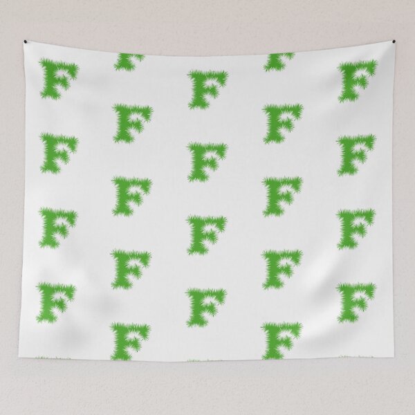 Item preview, Letter F – Festive Green Tinsel Garland Font designed and sold by uncoXab.