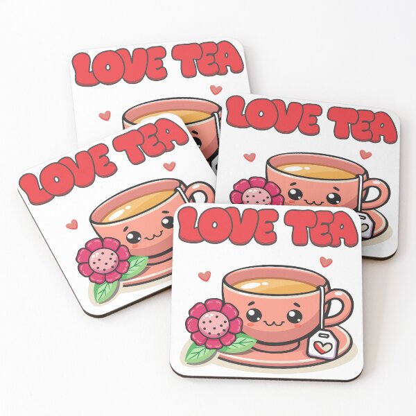 Item preview, Love Tea Red designed and sold by AmazoniaVibes.