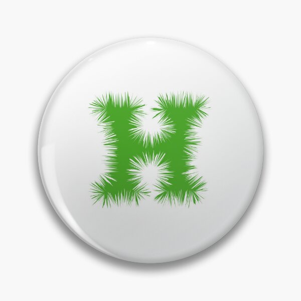 Item preview, Letter H – Festive Green Tinsel Garland Font designed and sold by uncoXab.