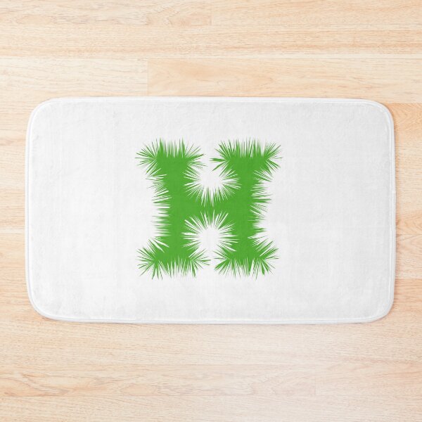 Item preview, Letter H – Festive Green Tinsel Garland Font designed and sold by uncoXab.