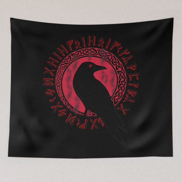 Item preview, Odin Ravens Huginn &amp; Muninn VEGVISIR 	 Vikings Myth Tee 		 designed and sold by realpemehryl.
