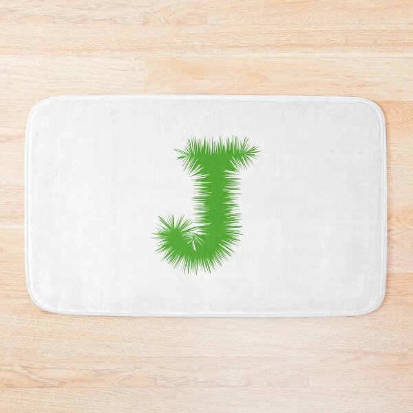 Item preview, Letter J – Festive Green Tinsel Garland Font designed and sold by uncoXab.