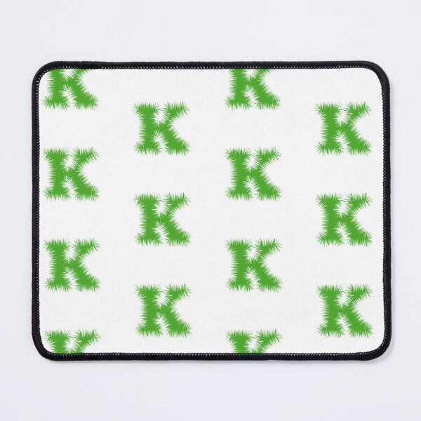 Item preview, Letter K – Festive Green Tinsel Garland Font designed and sold by uncoXab.