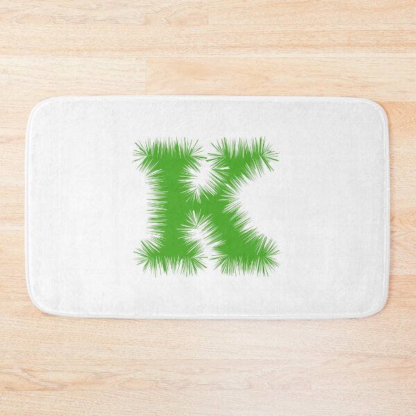 Item preview, Letter K – Festive Green Tinsel Garland Font designed and sold by uncoXab.