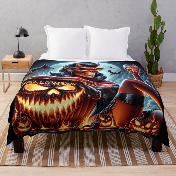 Item preview, Pinup Devil Halloween Moonlit Blaze designed and sold by Voodoo Store Paranormal Collections.
