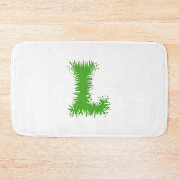 Item preview, Letter L – Festive Green Tinsel Garland Font designed and sold by uncoXab.