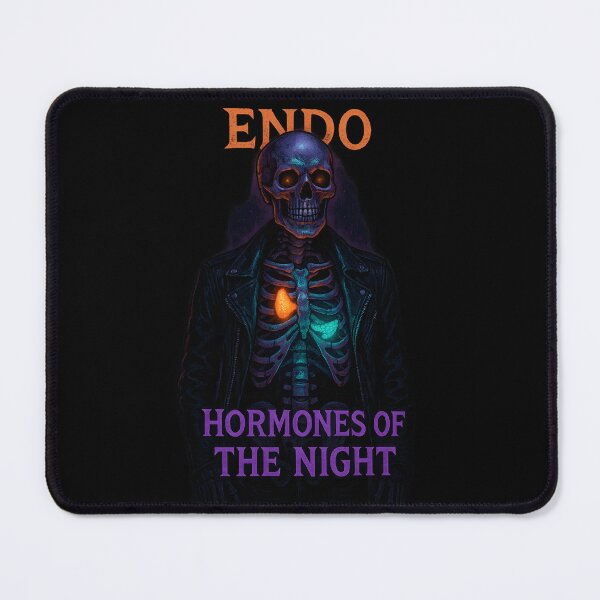 Item preview, Endocrinologist Skeleton Hormones of the Night Gothic Halloween Skull Design designed and sold by ClinicalHubs.