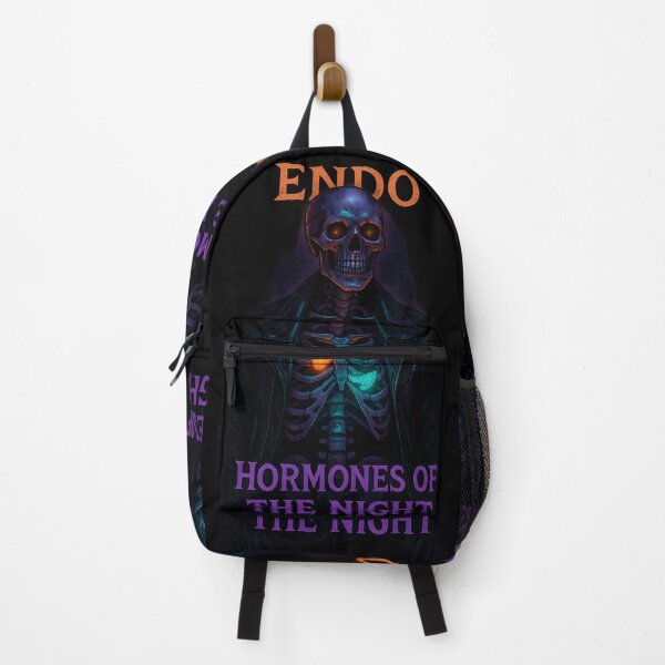 Item preview, Endocrinologist Skeleton Hormones of the Night Gothic Halloween Skull Design designed and sold by ClinicalHubs.