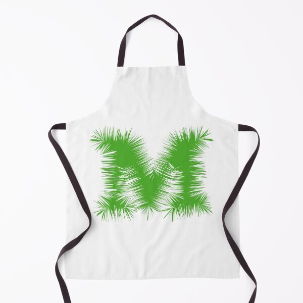 Item preview, Letter M – Festive Green Tinsel Garland Font designed and sold by uncoXab.