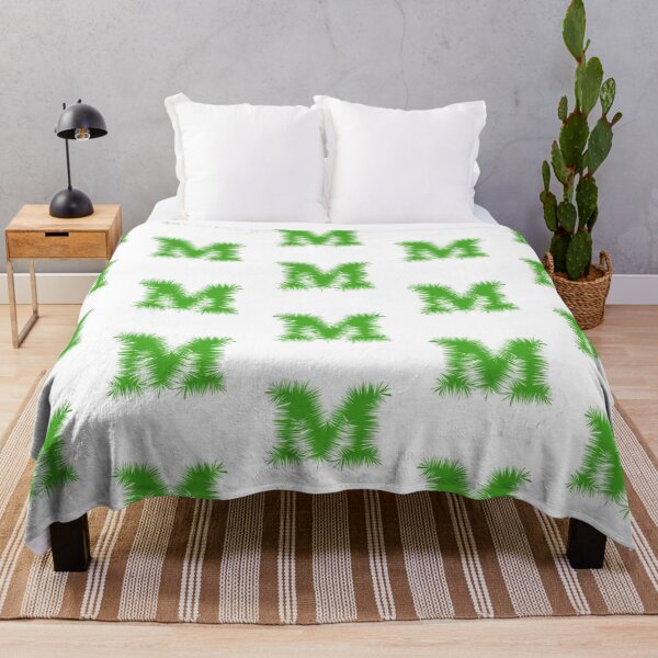 Item preview, Letter M – Festive Green Tinsel Garland Font designed and sold by uncoXab.