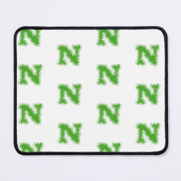 Item preview, Letter N – Festive Green Tinsel Garland Font designed and sold by uncoXab.