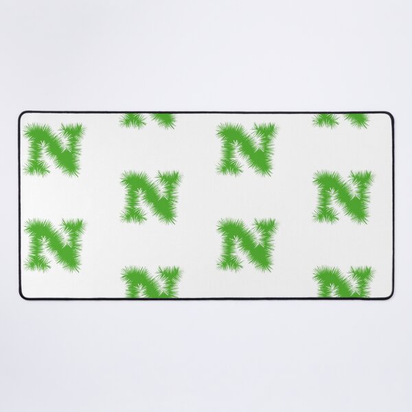 Item preview, Letter N – Festive Green Tinsel Garland Font designed and sold by uncoXab.