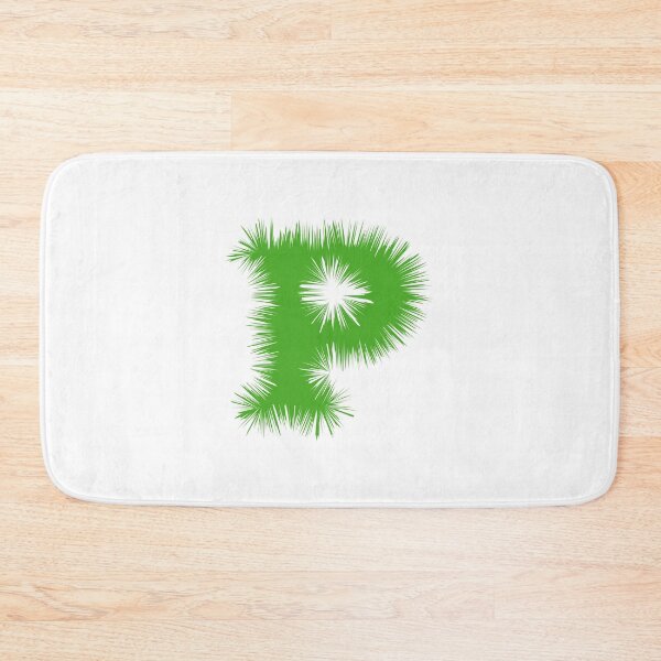 Item preview, Letter P – Festive Green Tinsel Garland Font designed and sold by uncoXab.