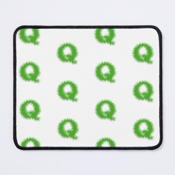 Item preview, Letter Q – Festive Green Tinsel Garland Font designed and sold by uncoXab.