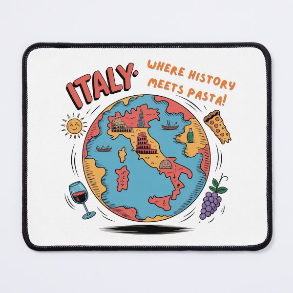 Item preview, Rome Map: Where History Meets Pizza. designed and sold by AndrewYoko.