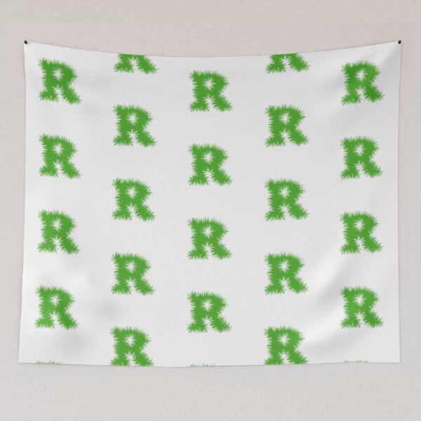 Item preview, Letter R – Festive Green Tinsel Garland Font designed and sold by uncoXab.