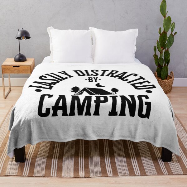 Item preview, Easily Distracted By Camping designed and sold by S-Q-Studios.