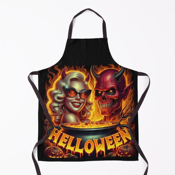 Item preview, Fiery Duo Halloween Devil Blaze designed and sold by Voodoo Store Paranormal Collections.
