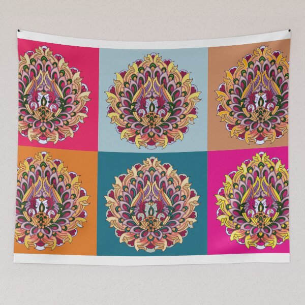 Item preview, Pop Persian Pattern – Modern Iranian Eslimi Floral Art designed and sold by Saba Beig.