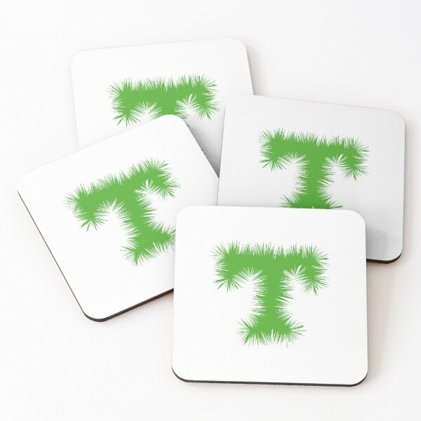Item preview, Letter T – Festive Green Tinsel Garland Font designed and sold by uncoXab.