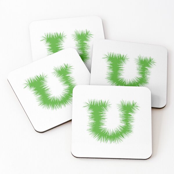 Item preview, Letter U – Festive Green Tinsel Garland Font designed and sold by uncoXab.