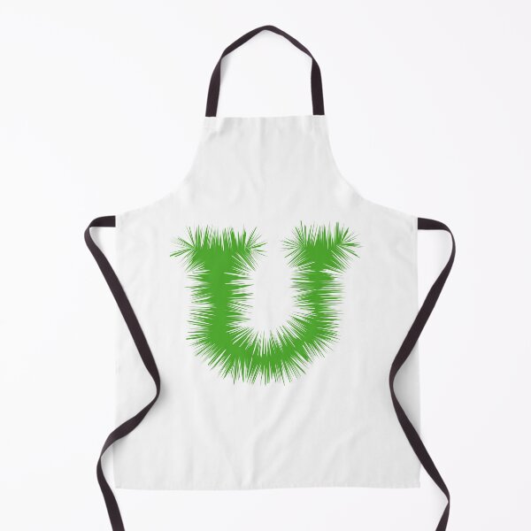 Item preview, Letter U – Festive Green Tinsel Garland Font designed and sold by uncoXab.