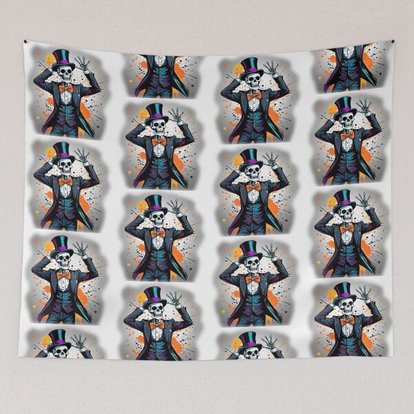 Item preview, Cheerful skeleton designed and sold by PrintLabStudio.