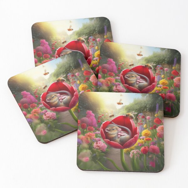 Item preview, Dorrie the Doormouse: Dreaming in the Tulip Garden designed and sold by The Digital Compass.