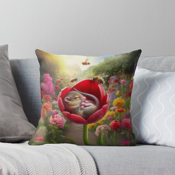 Item preview, Dorrie the Doormouse: Dreaming in the Tulip Garden designed and sold by The Digital Compass.