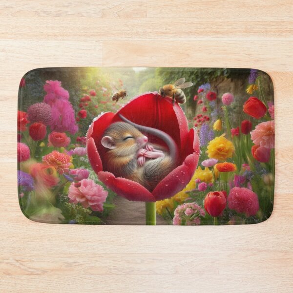 Item preview, Dorrie the Doormouse: Dreaming in the Tulip Garden designed and sold by The Digital Compass.
