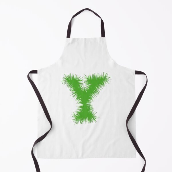 Item preview, Letter Y – Festive Green Tinsel Garland Font designed and sold by uncoXab.