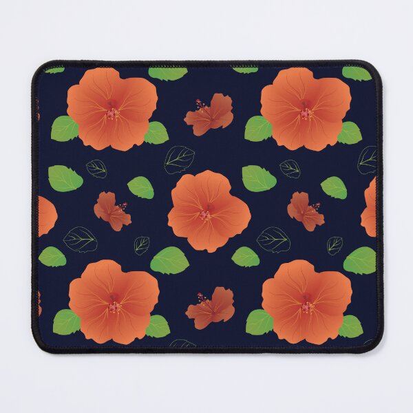 Item preview, Red Hibiscus flower drawing or Rose Mallow with white background  designed and sold by FTYCuteDesign.