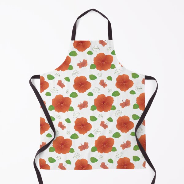 Item preview, Red Hibiscus flower drawing or Rose Mallow with white background  designed and sold by FTYCuteDesign.