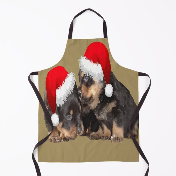 Item preview, Christmas Rottweilers Wearing Festive Holiday Hats designed and sold by taiche.