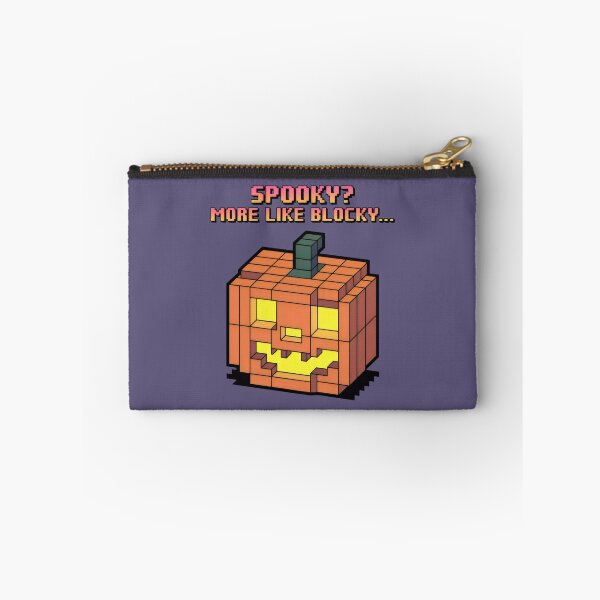 Item preview, Charming Cubic Pumpkin in Retro Gaming Style designed and sold by SplashTastic.