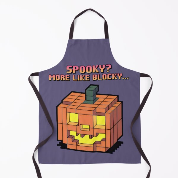 Item preview, Charming Cubic Pumpkin in Retro Gaming Style designed and sold by SplashTastic.