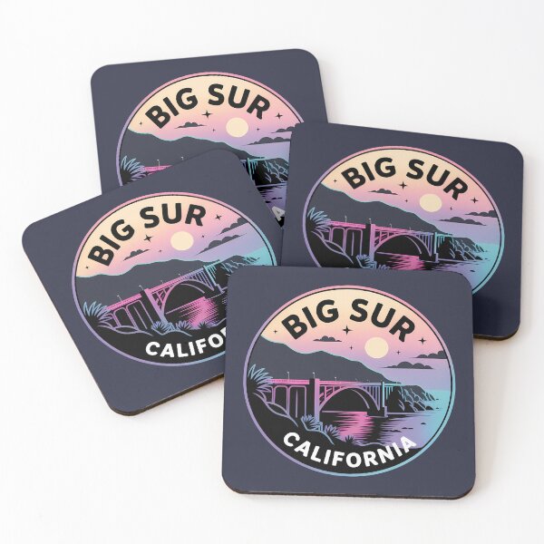 Item preview, Big Sur California Night Sticker designed and sold by Horizon Tales.