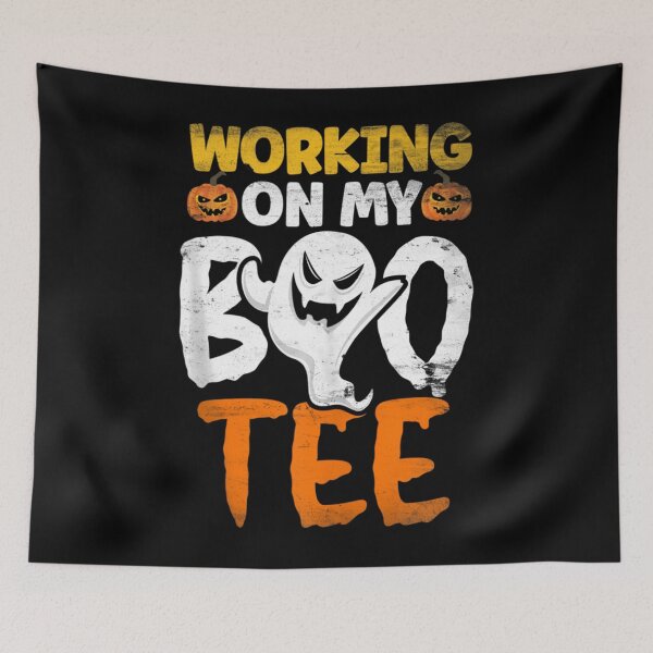Item preview, Working on My Boo Tee Halloween Workout Weightlifting 		 designed and sold by cusanofiguerl.