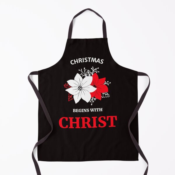 Item preview, Christmas Begins With Christ T-Shirt – Religious Holiday Shirt designed and sold by Blue Bird Creations.
