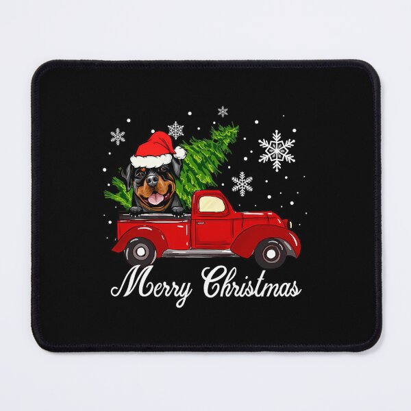 Item preview, Rottweiler Dog Riding Red Truck Christmas Decoration Pajama designed and sold by steviearterof.