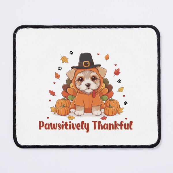 Item preview, Pawsitively Thankful Wicklow terrier Thanksgiving Cute Fall designed and sold by The Real Life Symphony.
