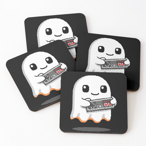 Item preview, Pixel Ghost Shirt Retro Gamer Halloween Tee designed and sold by The Art of Kkatarynka.