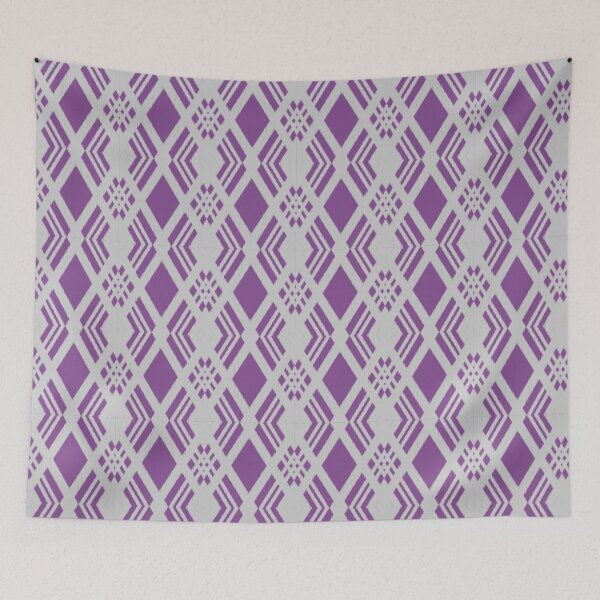 Item preview, Square pattern fabric, applied floral pattern, white silk thread designed and sold by Toyney.